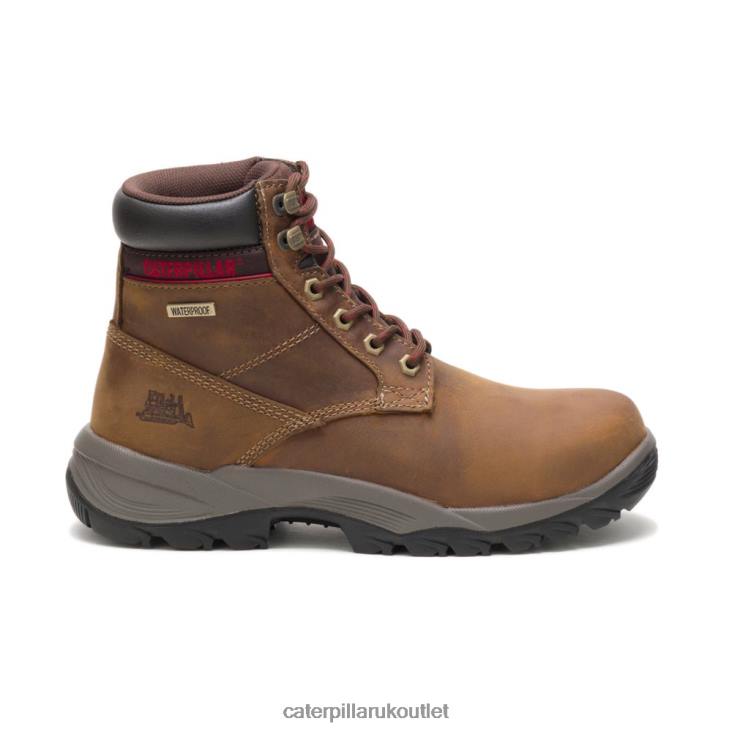 Women Dark Beige Caterpillar Dryverse 6" Waterproof Work Boot 48T8302